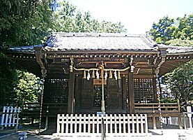 前野東熊野神社拝殿近景