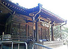 前野東熊野神社拝殿向拝