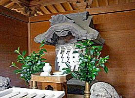 目黒富士浅間神社社殿内部左より