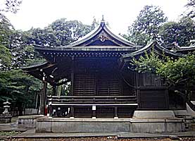 南大谷天神社拝殿・幣殿左側面