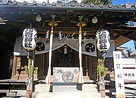 元宿神社拝所