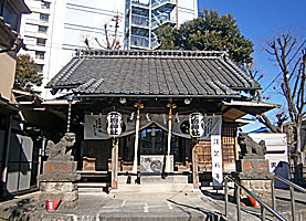 元宿神社拝殿正面
