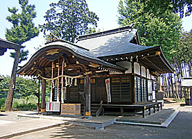 武蔵野神社拝殿左より