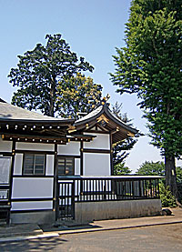 武蔵野神社本殿左より