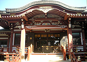 武蔵野八幡宮拝所