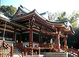 武蔵野八幡宮拝殿