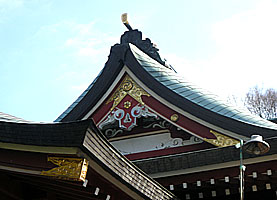 武蔵野八幡宮拝殿懸魚