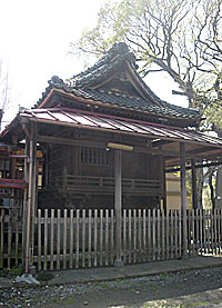 六月八幡神社本殿左側面