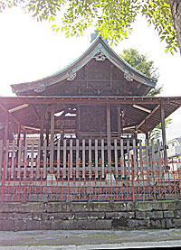 長島香取神社本殿側面