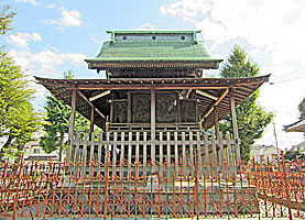 長島香取神社本殿背面