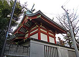 東向島長浦神社本殿左背面