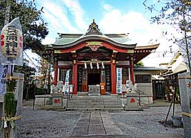東向島長浦神社拝殿遠景