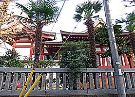 東向島長浦神社社殿全景右側面