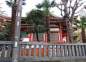 東向島長浦神社拝殿右側面