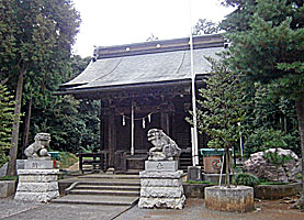 奈良橋八幡神社拝殿左より