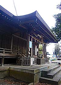 武蔵國二宮神社拝殿向拝右より