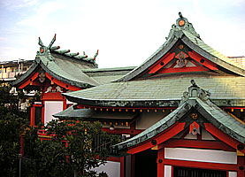 大島稲荷神社社殿全景
