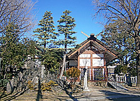 大川町氷川神社社殿右側面