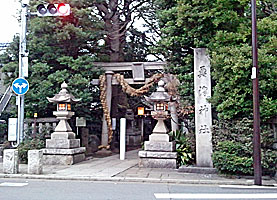 奥澤神社社頭