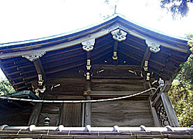 大森山王日枝神社本殿左側面
