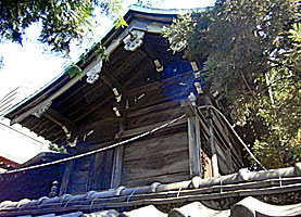 大森山王日枝神社本殿左背面