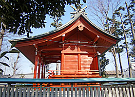 武蔵一宮小野神社本殿左側面