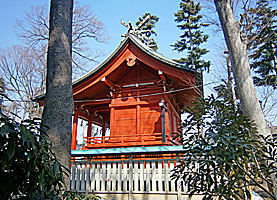 武蔵一宮小野神社本殿左側面