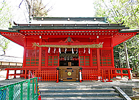 武蔵一宮小野神社拝殿近景正面