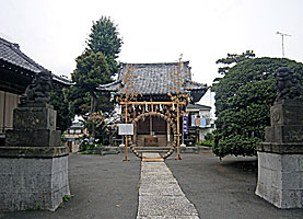 市野倉太田神社拝殿遠景