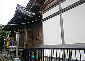 市野倉太田神社社殿左後方より