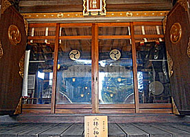 鷺宮八幡神社拝所