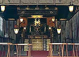 鷺宮八幡神社拝殿内部