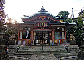 鮫洲八幡神社拝殿正面