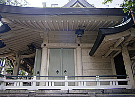 猿江神社拝殿左側面