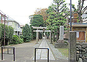 志茂熊野神社社頭