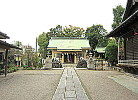 志茂熊野神社拝殿遠景