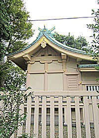 志茂熊野神社本殿側面