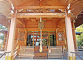 新宿日枝神社拝所