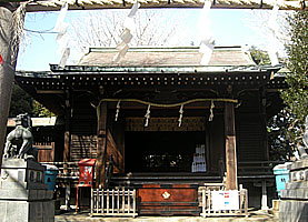 諏方神社拝殿