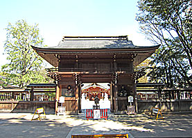 立川諏訪神社随身門
