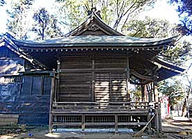 田柄愛宕神社拝殿右側面