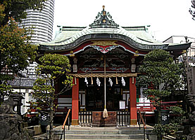 高木神社拝殿正面