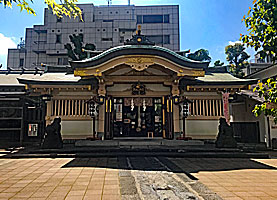 高輪神社拝殿正面