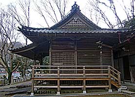 八王子高尾氷川神社拝殿左側面
