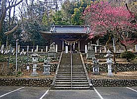 八王子高尾氷川神社拝殿遠景