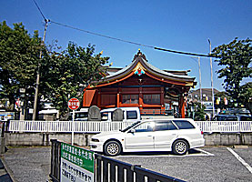 多摩川諏訪神社社殿右側面