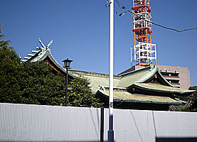玉姫稲荷神社社殿後側面
