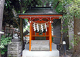 柳島太郎稲荷神社社殿正面