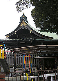 立石熊野神社本殿右側面