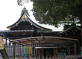 立石熊野神社本殿側面